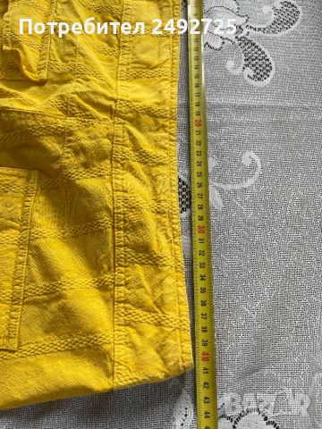 Панталони жълто Veromoda, размер М, снимка 4 - Панталони - 46052240