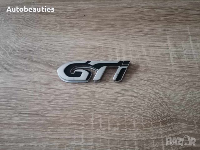 Peugeot GTI надпис емблема, снимка 1 - Аксесоари и консумативи - 46391189