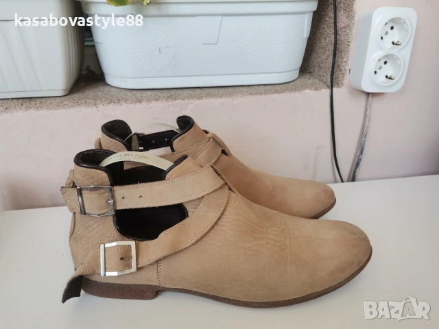 Боти, обувки Double you 38 н. Естествена кожа 