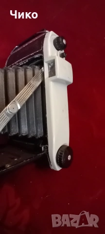 Стар английски мехов фотоапарат Кодак, снимка 3 - Антикварни и старинни предмети - 53776473