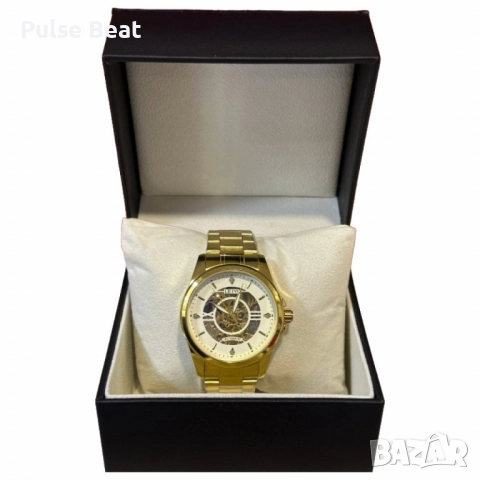 Луксозен автоматичен мъжки часовник LEIYI, снимка 4 - Мъжки - 52055574