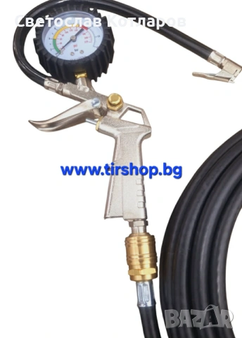 Маркуч помпане с бърза връзка  и манометър, снимка 2 - Аксесоари и консумативи - 54291975