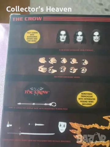 One:12 Collective The Crow Eric Draven Figure - MEZCO TOYZ Гарванът екшън фигурка фигура играчка , снимка 4 - Колекции - 48435406