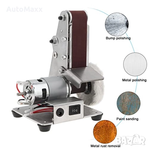 300W Мини Електрическа лентова шлайфмашина , снимка 2 - Винтоверти - 51735067