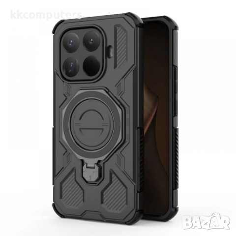 Защитен калъф за Xiaomi 15T Pro със Стойка + 2бр Протектори за Екран | WANLONFENG | Усилена защита, , снимка 4 - Калъфи, кейсове - 52366084