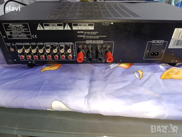 Усилвател Pioneer A-109, снимка 5 - Ресийвъри, усилватели, смесителни пултове - 52345361