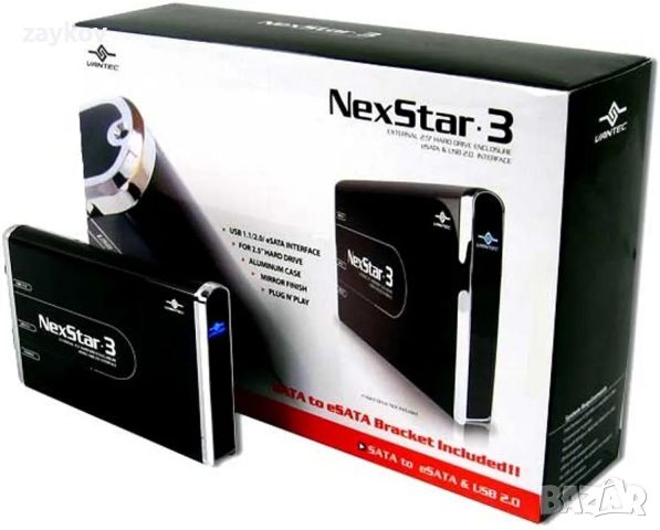 Кутия за твърд диск NST-260SU-BK NexStar3 2.5" Serial ATA Negro