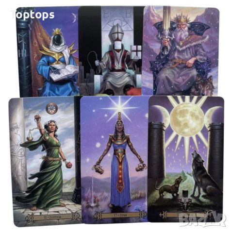 Таро: Universal Celtic Tarot & Green Witch Tarot & Modern Spellcasters, снимка 13 - Карти за игра - 33762823