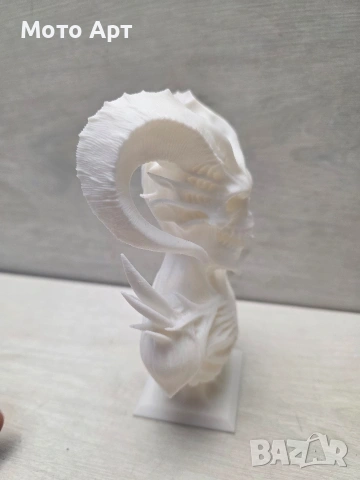 Фигура на Демон Дявол 3д Принт за Бюро Бюст за Оцветяване Diablo, снимка 4 - Декорация за дома - 54090595