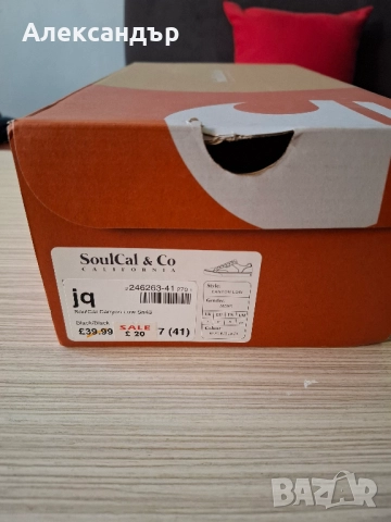 Нови мъжки черни кецове SoulCal, снимка 5 - Маратонки - 52632145