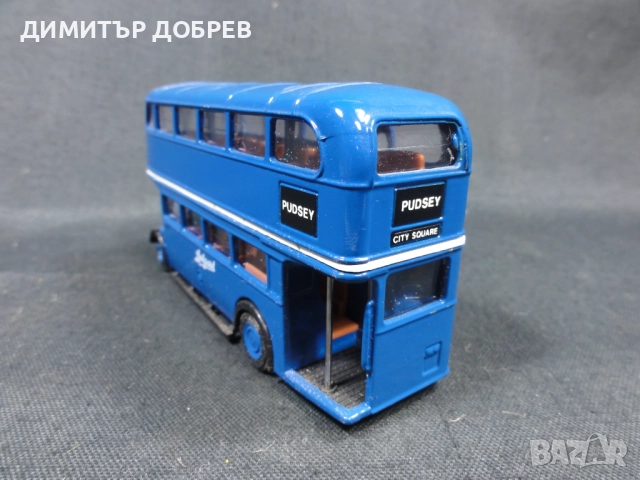 1/76 СТАРА РЕТРО МЕТАЛНА КОЛИЧКА АВТОБУС AEC REGENT EFE LONDON BUS, снимка 3 - Колекции - 51984454