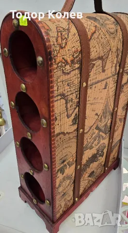 Оригинална поставка за 4 бутилки вино