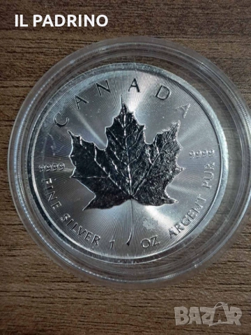 Сребро 1 унция OZ Кленов лист 2025