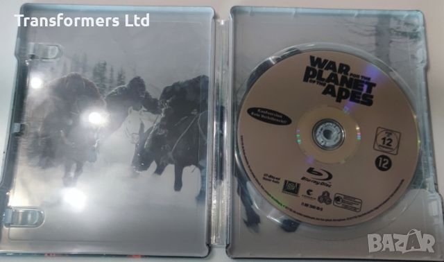 Blu-ray-Steelbook-War Of The Planet Of Apes, снимка 2 - Blu-Ray филми - 45592687