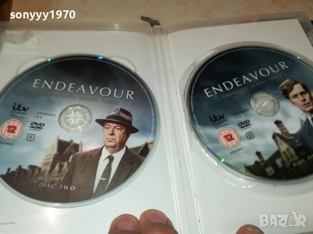 ENDEAVOUR X2 DVD 2109251059, снимка 2 - DVD филми - 51784384