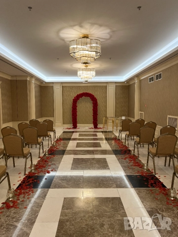 Кръгли бели големи плата за декорация дом сватба 40 см, снимка 3 - Други - 52571064