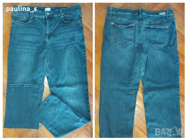 Два различни броя / Еластични дънки с прави крачоли "Zerres" и "Mac" / голям размер , снимка 8 - Дънки - 32488440