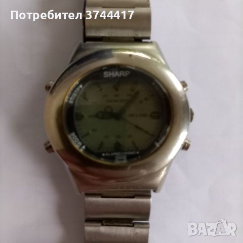 Оригинален ретро часовник SHARP QUARTZ ALARM , снимка 3 - Мъжки - 45811282