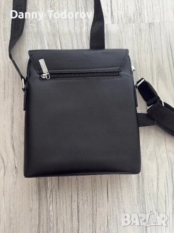 Мъжка кожена чанта GUCCI, снимка 3 - Чанти - 53390096