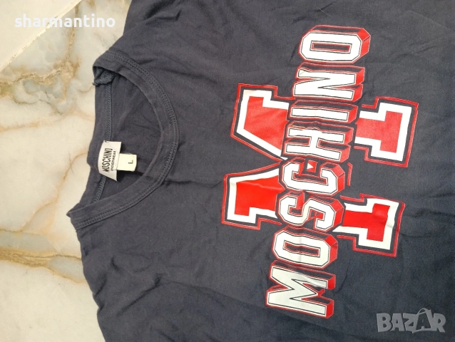 Moschino тениска L - 9 лв, снимка 2 - Тениски - 52927612