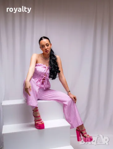 Розов дамски комплект , снимка 4 - Спортни екипи - 50049099