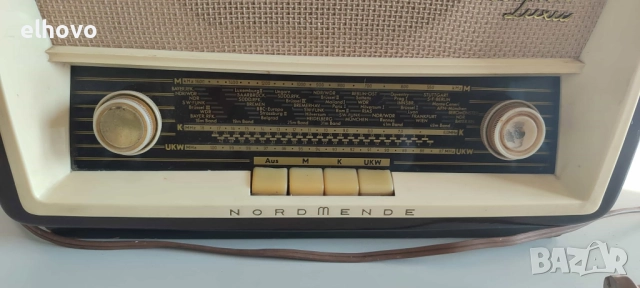 Старо лампово радио NordMende Norma Luxus, снимка 7 - Антикварни и старинни предмети - 52609869