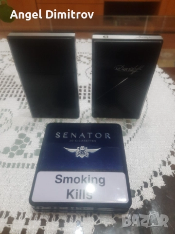 Продавам метални кутий Davidiof за цигари