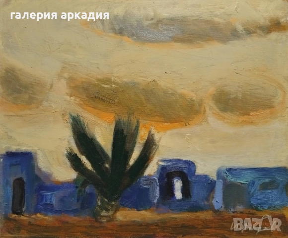 Ивайло Мирчев, "Вулканичен остров" маслени бои, 57х65 см.