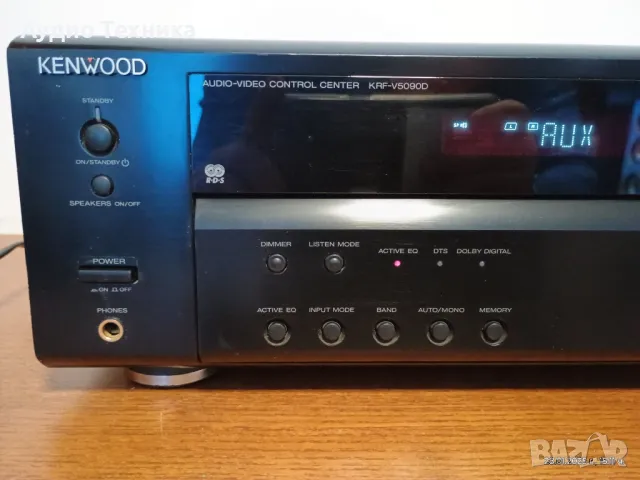 Ресивър (усилвател) KENWOOD KRF-V5090D. Перфектен! Изпращам видео., снимка 4 - Ресийвъри, усилватели, смесителни пултове - 48874781