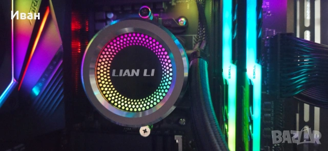 Водно Lian Li Galahad + 3 Lian Li Uni Fan SL, снимка 2 - Други - 53680613