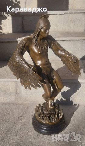 Бронзова Статуетка, снимка 4 - Статуетки - 51807324