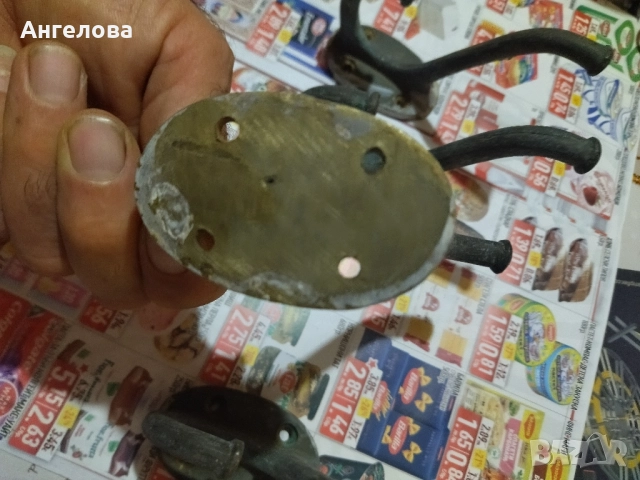 Бронзови закачалки , снимка 3 - Закачалки - 51958317