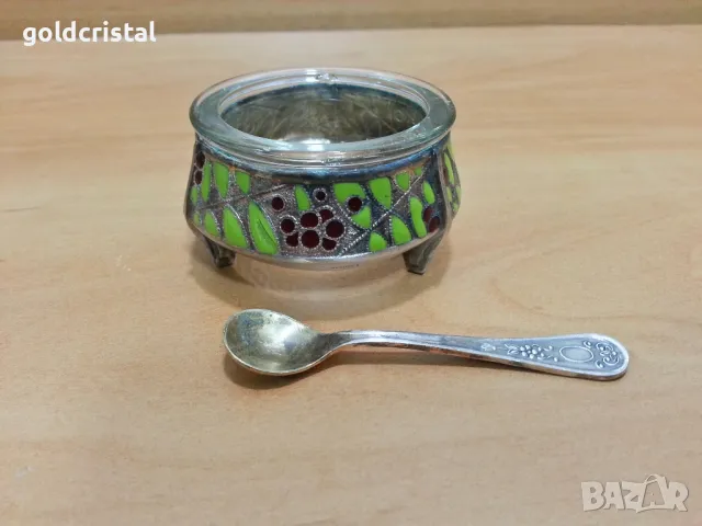 стар руски съд за хайвер , снимка 8 - Антикварни и старинни предмети - 49329276