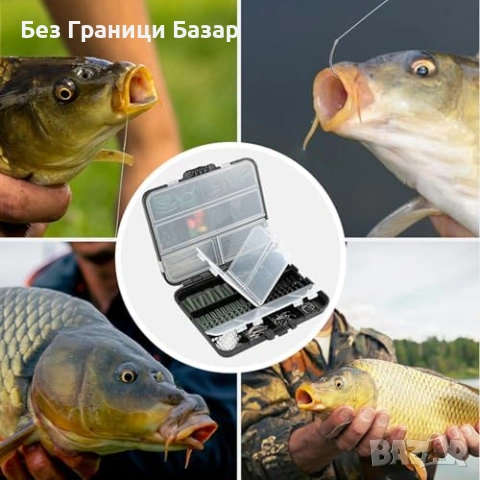Нова Кутия с риболовни принадлежности 277 части за шаран и пъстърва, снимка 9 - Такъми - 54195241