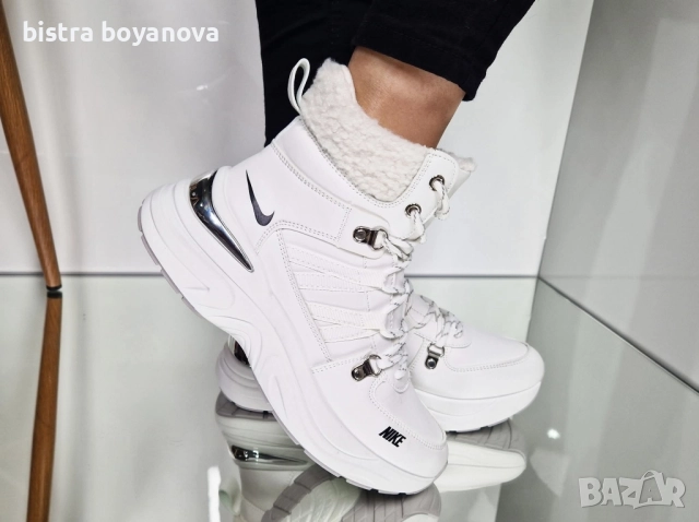 дамски апрески и боти с пух, снимка 2 - Дамски боти - 52427184