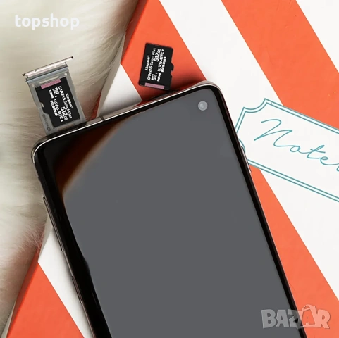 Чисто нови запечатани! Оригинална Карта Памет Kingston 128GB MicroSD – 100MB/s, Клас 10 + Адаптер .., снимка 4 - Други - 53242086