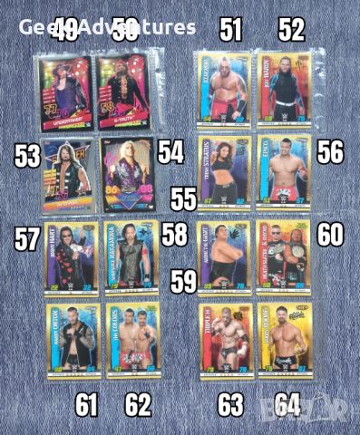 Колекционерски Кеч Картички WWE Slam Attax Trading Cards Pro Wrestling, снимка 5 - Колекции - 46433972
