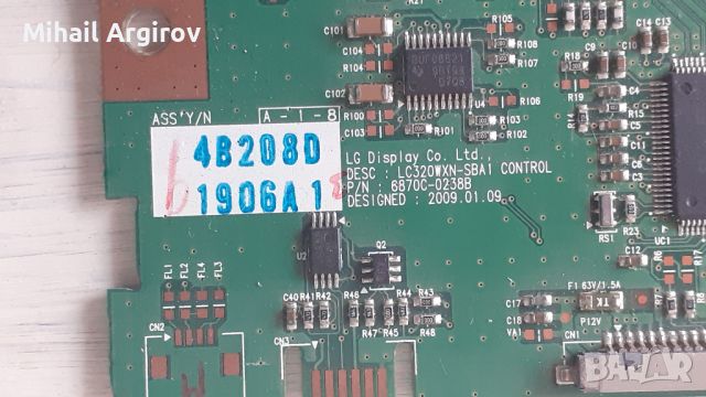 T-CON BOARD /ТИКОНИ/ ПЛАТКИ ПАНГЮРИЩЕ-1.16/32/37/47 FHD 120HZ/6870C-0312B/.LC320WUN/6870C-0230A/320W, снимка 14 - Части и Платки - 46782676