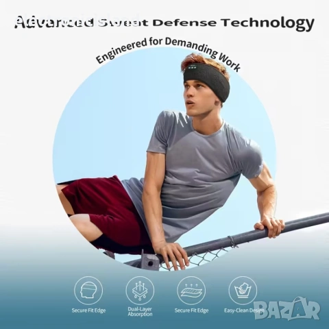 🎧 3-в-1 Маска, лента за сън с вградени блутут Bluetooth слушалки з за спокоен сън, sleep headphones, снимка 7 - Bluetooth слушалки - 53654519