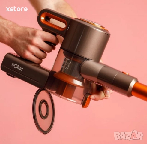 Акумулаторна прахосмукачка Solac Turbobat Digital Flex 29.6V – 200W, 19.000 Pa, снимка 4 - Прахосмукачки - 52796144