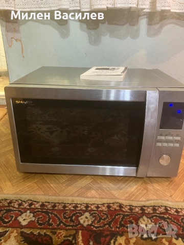 SHARP R-982STWE микровълнов конвектомат, снимка 2 - Печки, фурни - 52418399