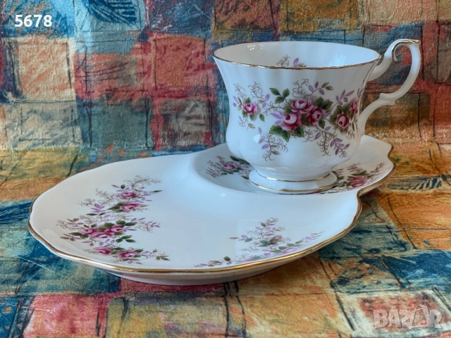 Royal Albert тенис сет Lavender Rose, снимка 9 - Антикварни и старинни предмети - 54294498