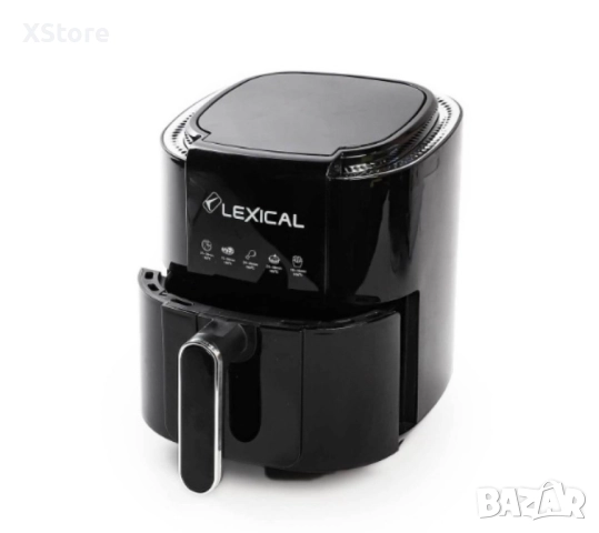 Фритюрник с горещ въздух Lexical Airfryer LAF-3011-1/2 1200W 3.5L бял/черен, снимка 5 - Фритюрници - 52435560