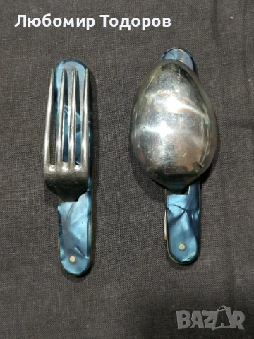 Джобни вилица и лъжица , снимка 2 - Прибори за хранене, готвене и сервиране - 53062417