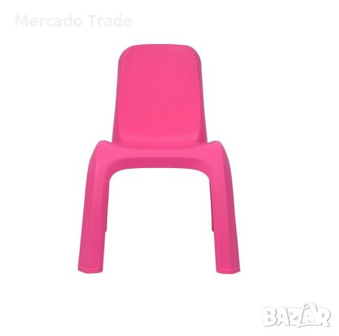 Детски стол Mercado Trade, Без подлакътници, Пластмасов, Розов мат, снимка 2 - Мебели за детската стая - 46352439