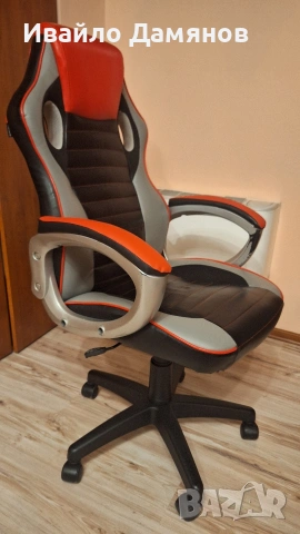 #Геймърски стол #Гейминг стол #Кожен стол #Компютърен стол #Офис стол, снимка 2 - Столове - 54231672