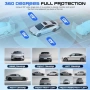 4-канален видеорегистратор 1080P – 360° Dashcam с GPS, 4 камери, 3.16" дисплей, нощно виждане, снимка 6