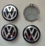 Капачки с лого VW за джанти от мерцедес 75 мм, снимка 2