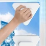 Уред за двустранно почистване на прозорци+резервни кърпи, снимка 2