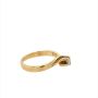 Златен дамски пръстен с диамант 1,98гр. размер:50 14кр. проба:585 модел:23528-4, снимка 2